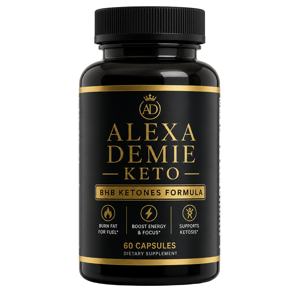 Alexa Demie Weight Loss Capsules bottle — BHB Ketones formula, 60 capsules