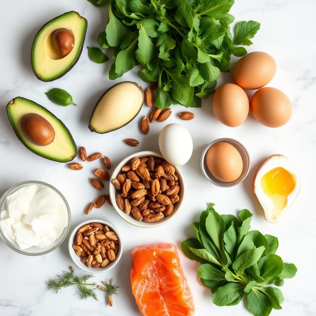 Natural keto-friendly ingredients